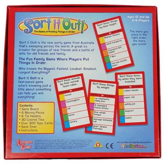 University Games Sort It Out - 2008 - Picture 5 of 5